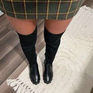 Stylish Black Over-the-Knee Boots